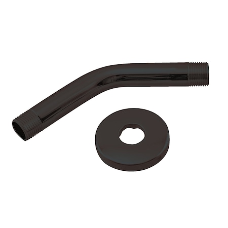 Westbrass 1/2" IPS x 6" Shower Arm in Oil Rubbed Bronze D300-1-12